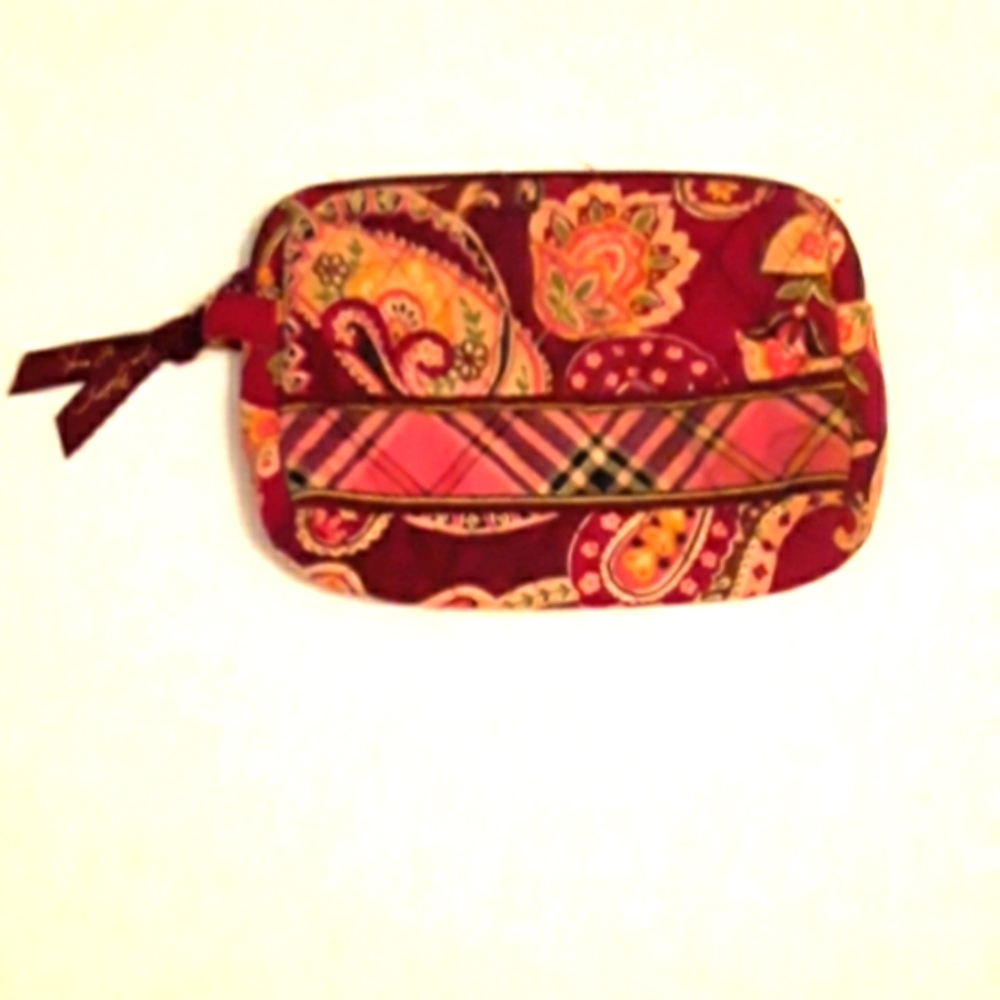 Vera Bradley Cosmetic Bag Burgundy Red